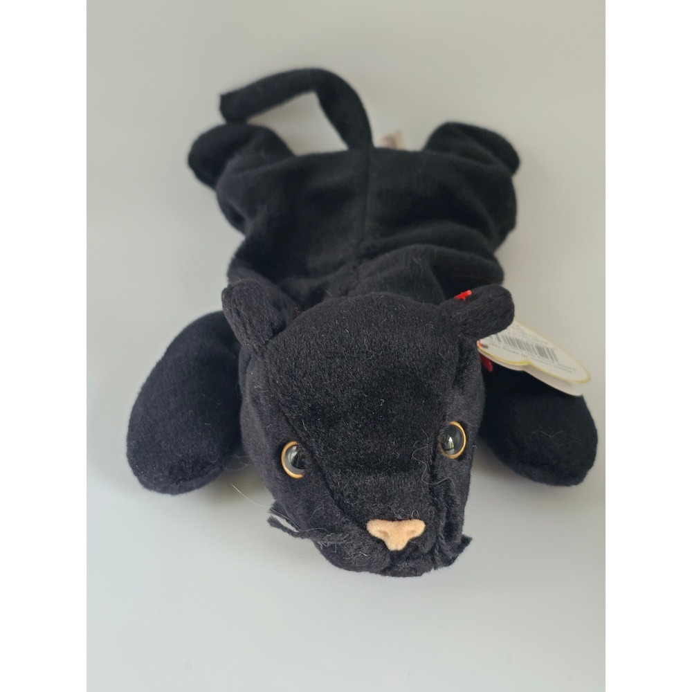 Ty Beanie Baby Velvet the Black Panther Plush Animal Style 4064 1995 NWT